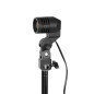 RIGEL LED set: hopfällbar 5-flügelige Werkstattlampe 55W + Stativ + Adapter