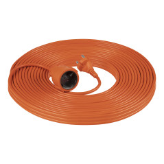 Förlängningssladd PVC IP20 30m 1x2P, H03VV-F 2x1mm