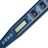 Elektronisk spänningsprovare 5-i-1, närvarotest, mätning, induktion, kontinuitet, DC-polarisering, blå