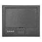Golvbox för modulära uttag 4 x 45x45mm eller 8 x 22,5x45mm, lock: plast, svart