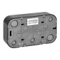 Att göra Dubbeluttag 2x2P+Z, 16A/230VAC, IP20, Schuko, Svart 10 stycken