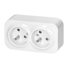 Att göra Dubbeluttag 2x2P+Z, 16A/230VAC, IP20, Vit 10 stycken | HandlaSmidigt.se