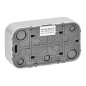 Att göra Dubbeluttag 2x2P+Z, 16A/230VAC, IP20, Vit 10 stycken