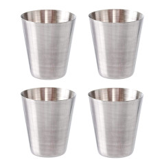 AG171A Turistglas 4 st. rostfritt stål