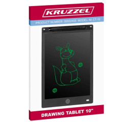 Tablet för ritning 10 tum svart XL KRUZZEL 22455