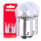 Żarówki halogenowe r10w ba15s 12v 2szt. blister amio-03350