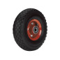 69-021- Hjul 26 cm för skottkärra vagn 260x85 3.00/4 röd
