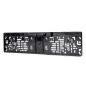 Backkamera parkering hd-404 i nummerskyltsram 720p 12v amio-03542