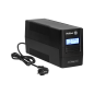 Nödströmsaggregat för dator UPS REBEL modell Nanopower Plus 1000 (offline, 1000VA / 600W, 230 V, 50 Hz, LCD, USB, RJ45)