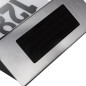 Solcellslampa LED med husnummer Maclean, IP44, 1W, 100lm, 6000K, batteri 600 mAh, 2,5V DC 70mA, MCE423