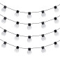 Solcellsgirland LED 2i1 Maclean, IP44, 3W, 10lm, 3000K, batteri 2*600 mAh, 5V DC, 7m, MCE424