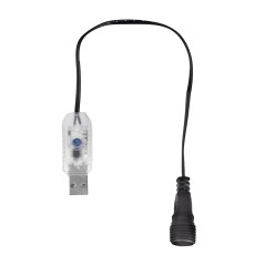 Solcellsgirland LED 2i1 Maclean, IP44, 3W, 10lm, 3000K, batteri 2*600 mAh, 5V DC, 7m, MCE424 | HandlaSmidigt.se
