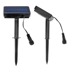 Solcellsgirland LED 2i1 Maclean, IP44, 3W, 10lm, 3000K, batteri 2*600 mAh, 5V DC, 7m, MCE424 | HandlaSmidigt.se