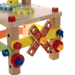 Trämonterad trästol Kruzzel 22506