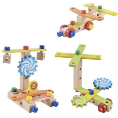 Trämonterad trästol Kruzzel 22506