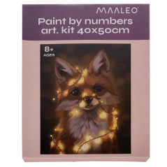 Måla efter siffror 40x50cm - räv Maaleo 22782 | HandlaSmidigt.se