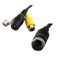 Kabeladapter från 4PIN-kontakt till RCA-kontakt... (NVOX 4PIN RCA)