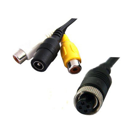 Kabeladapter från 4PIN-kontakt till RCA-kontakt... (NVOX 4PIN RCA)