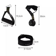 Set med gummiband för träning + tillbehör Trizand 22716
