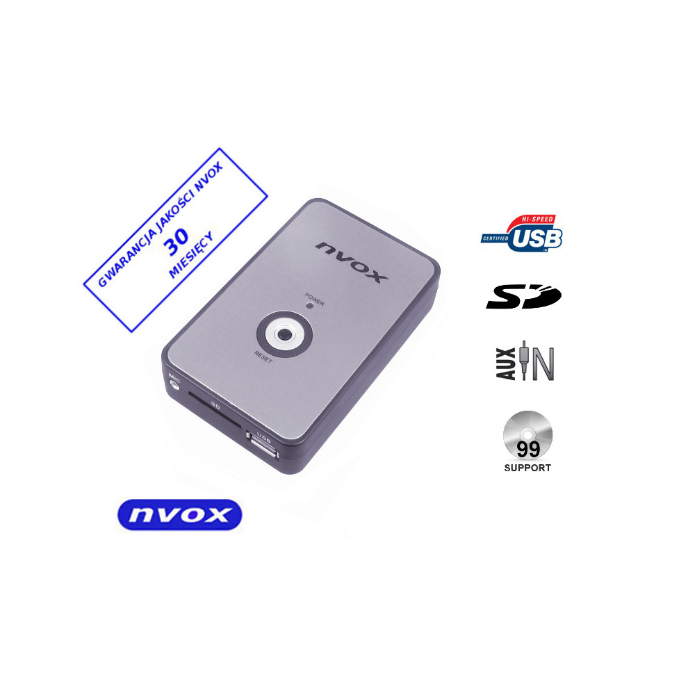 Digital växlare MP3 USB SD emulator HYUNDAI 8PIN... (NVOX NV1080A HYUNDAI 8PIN)