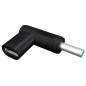 76-093- Adapter USB-kontakt USB-C-hane DC3,0/4,5 HP