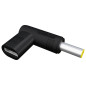 76-098- Adapter USB-kontakt USB-C-hane DC3,0/5,5