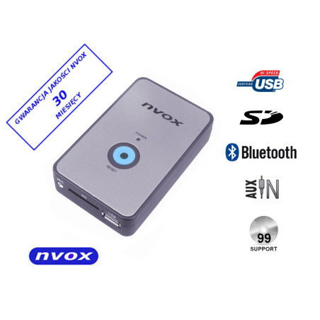 Digital växlare MP3 USB SD BMW 12PIN BT-emulator... (NVOX NV1080B BT BMW 12PIN)