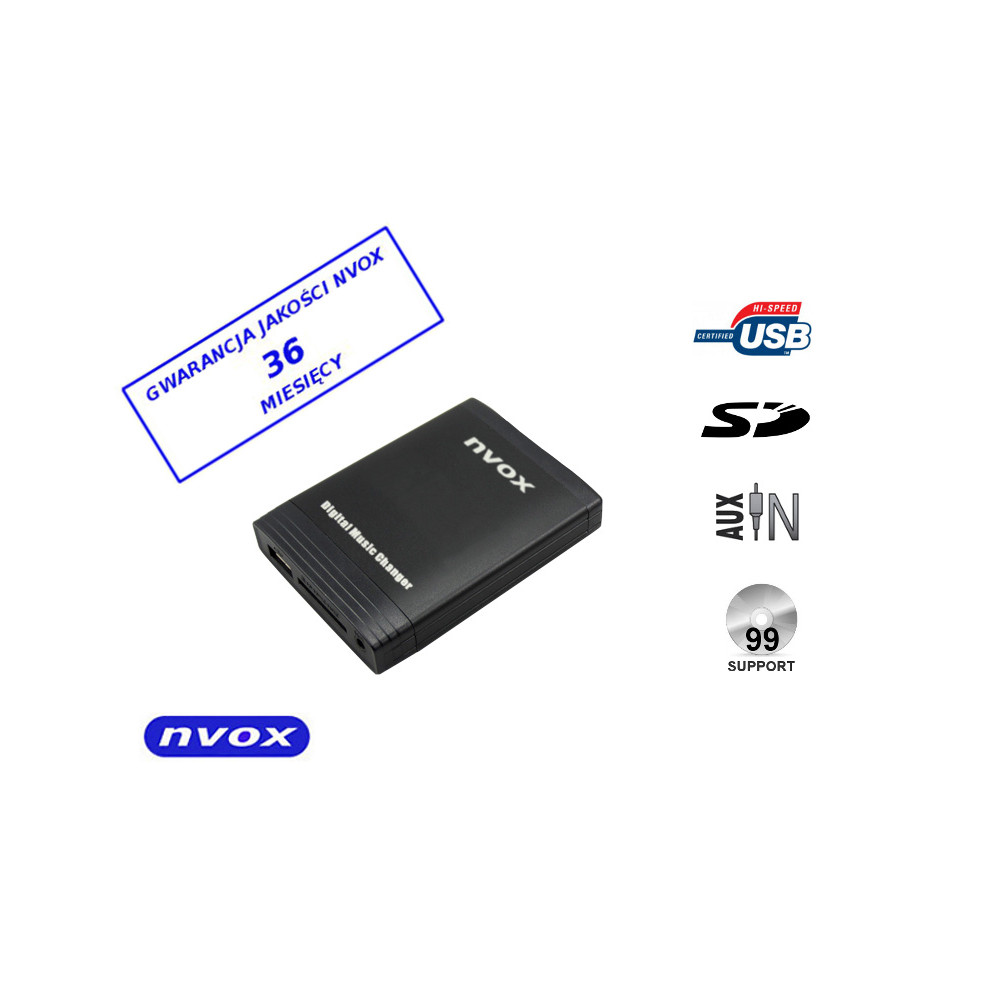 Digital växlare emulator MP3 USB SD för MAZDA med CAN BUS... (NVOX NV1086M MAZDA 2 CAN 2014)