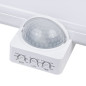 LED-lampa Maclean, husnummer, skymnings- och rörelsesensor, dimbar, 20W, IP65, neutral färgtemperatur (4000K), 1600lm, MCE466 W.