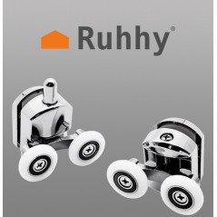 Hjul till duschhytt - 8 st. Ruhhy 22900