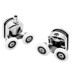 Hjul till duschhytt - 8 st. Ruhhy 22900