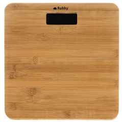 Badrumsvåg LCD-trä Ruhhy 22522