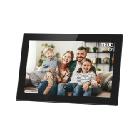 Digital fotoram Kruger&Matz för bilder FRAMEO Wi-Fi 10,1' svart