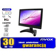 Monitor LED HD 10 tum HDMI VGA USB AV BNC 12V 230V... (NVOX PC1018 HD)