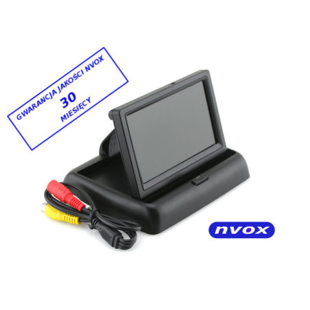 Bilskärm för backning eller fristående LCD 4,3 tum AV 12V... (NVOX RM403)