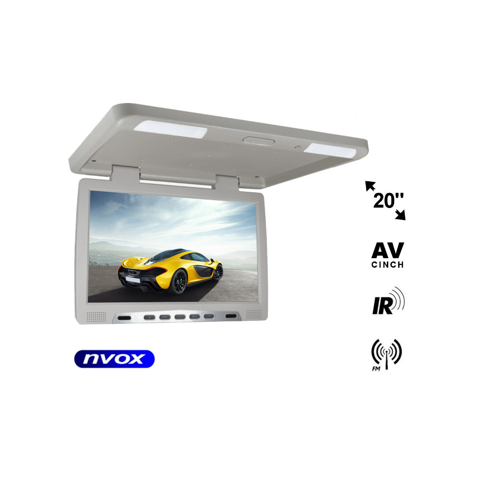 Hängande takmonterad LCD-skärm 20 tum LED FM IR VGA... (NVOX RF2090 GR) Hängande takmonterad LCD-skärm 20 tum LED FM IR VGA... (NVOX RF2090 GR)