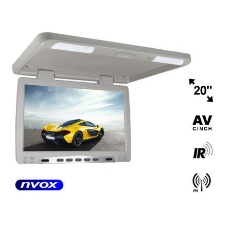 Hängande takmonterad LCD-skärm 20 tum LED FM IR VGA... (NVOX RF2090 GR)