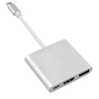 MCTV-840 52385 Adapter USB-C - HDMI / USB 3.0 / USB-C metallfodral 4K