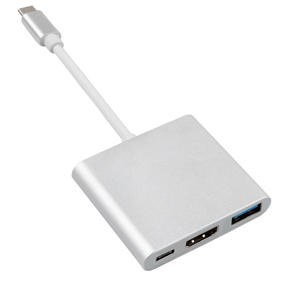 MCTV-840 52385 Adapter USB-C - HDMI / USB 3.0 / USB-C metallfodral 4K