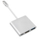 MCTV-840 52385 Adapter USB-C - HDMI / USB 3.0 / USB-C metallfodral 4K