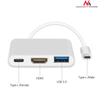 MCTV-840 52385 Adapter USB-C - HDMI / USB 3.0 / USB-C metallfodral 4K