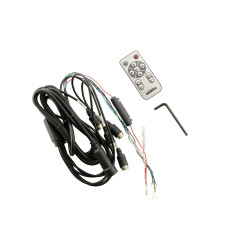 Bilskärmen eller fristående LCD-skärmen på 9 tum HD-backup med stöd för 4 kameror 12V - 24V... (NVO)