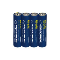 EZB117 Esperanza alkaliska batterier aaa 4-pack