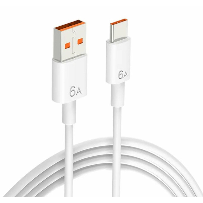 KK21K USB-kabel typ C 1m vit