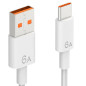 KK21K USB-kabel typ C 1m vit