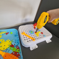 Kreativt mosaikset med skruvdragare 22444