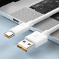 KK21K USB-kabel typ C 1m vit