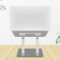 DA117 Laptopställ silver