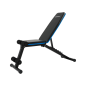 Träningsbänk med lutning förstärkt med benlås, REBEL ACTIVE