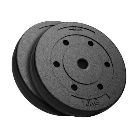 Beläggningsbelastning 2x10kg, hål 31mm, REBEL ACTIVE